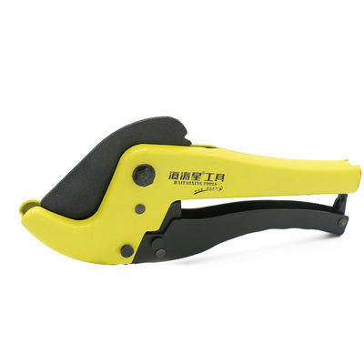 สีเหลือง CE PVC PPR 42mm เครื่องตัดท่อพลาสติกโลหะพ่น SK5 Blade