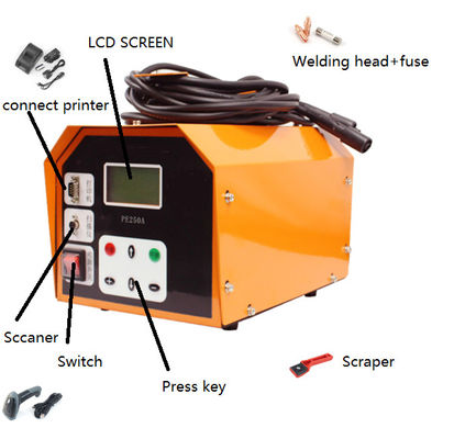 เครื่องเชื่อมท่อ Hdpe Electrofusion 315 สำหรับงานก่อสร้าง