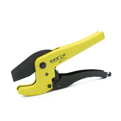 สีเหลือง CE PVC PPR 42mm เครื่องตัดท่อพลาสติกโลหะพ่น SK5 Blade